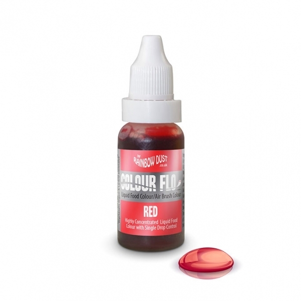 RD Colour Flo Rot - red - Airbrush-Farbe - flüssig 16ml