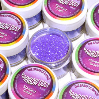 Rainbow Dust dekorativer Glitzer - Stardust Crystal Grape -5g-