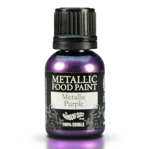 Rainbow Dust Lebensmittelfarbe Metallic purple 25ml