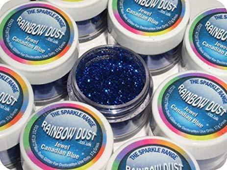 Rainbow Dust dekorativer Glitzer - Jewel - Canadian Blue -5g-